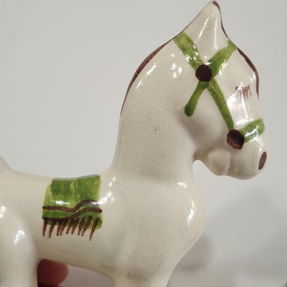 Vintage 1940s Rio Hondo Pottery Horse Figurines Set of 2 - Picture 6 of 11